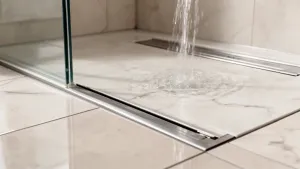 Montaż brodzika niskiego na posadzce