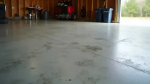Posadzka w garażu nieogrzewanym