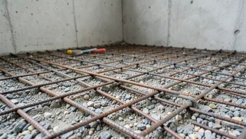 Zbrojenie posadzki w garażu